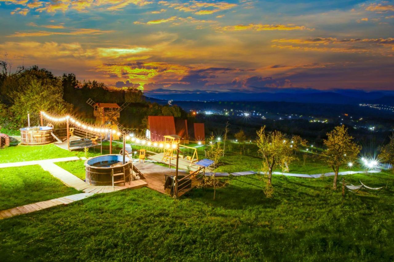 Hotel Pensiunea La Maria Lu' Sandoiu Poenari Exteriér fotografie