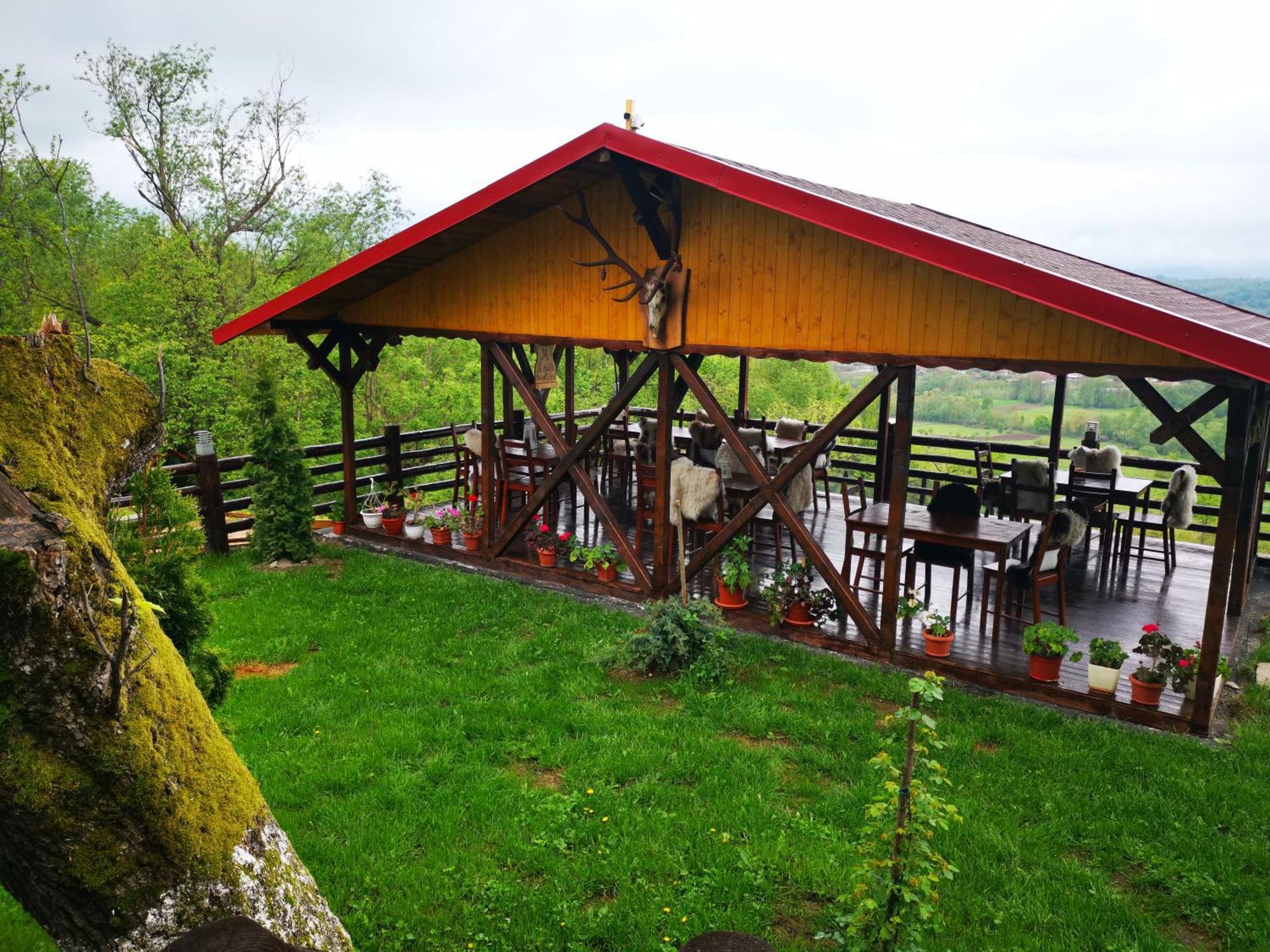 Hotel Pensiunea La Maria Lu' Sandoiu Poenari Exteriér fotografie